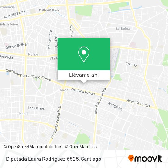 Mapa de Diputada Laura Rodríguez 6525