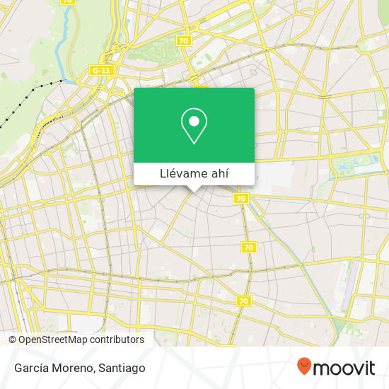 Mapa de García Moreno