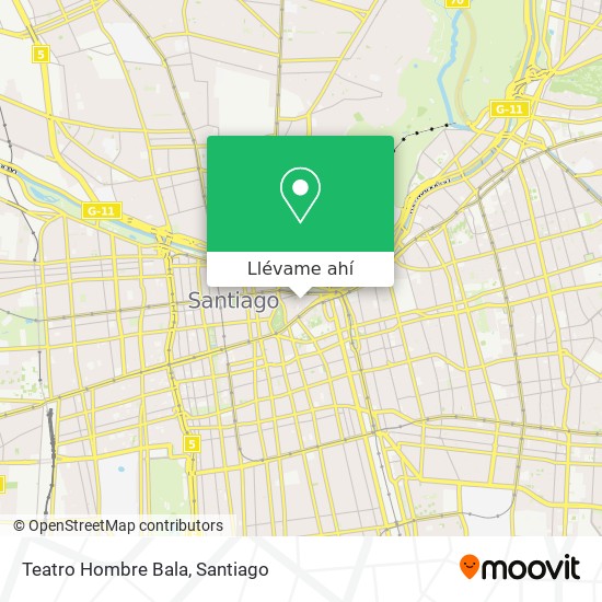 Mapa de Teatro Hombre Bala