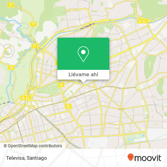Mapa de Televisa