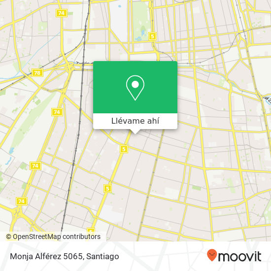 Mapa de Monja Alférez 5065