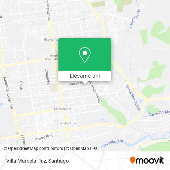 Mapa de Villa Marcela Paz