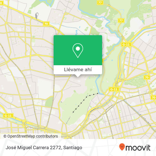 Mapa de José Miguel Carrera 2272
