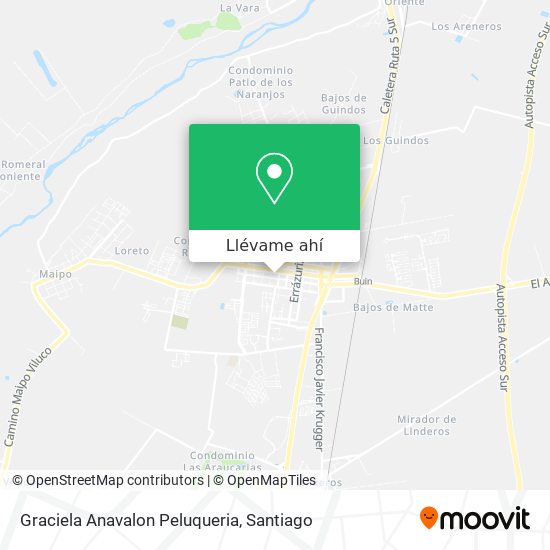 Mapa de Graciela Anavalon Peluqueria
