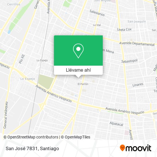 Mapa de San José 7831