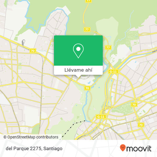 Mapa de del Parque 2275