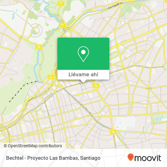 Mapa de Bechtel - Proyecto Las Bambas