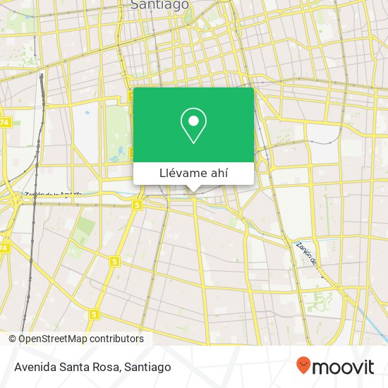 Mapa de Avenida Santa Rosa