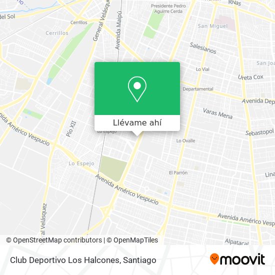 Mapa de Club Deportivo Los Halcones