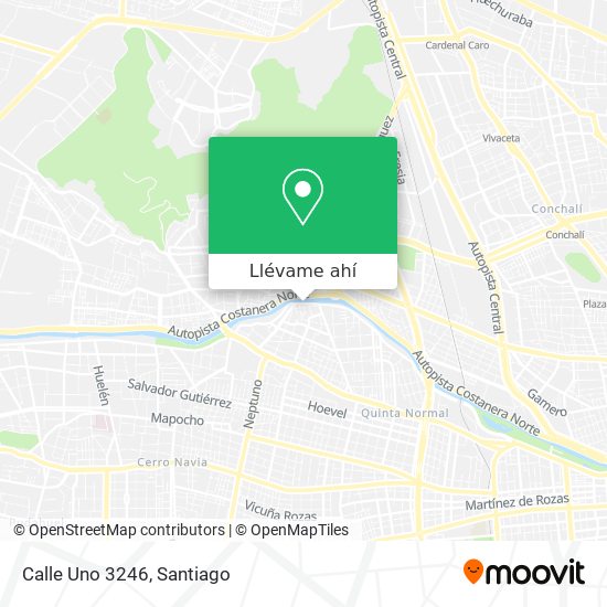 Mapa de Calle Uno 3246