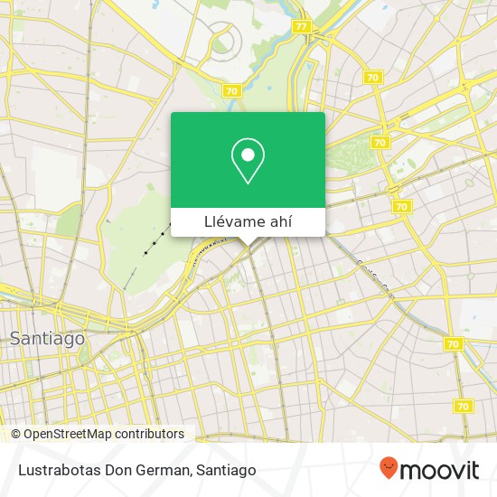 Mapa de Lustrabotas Don German