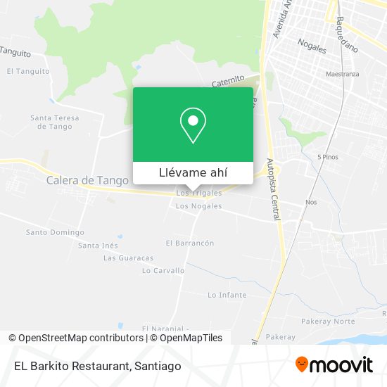 Mapa de EL Barkito Restaurant
