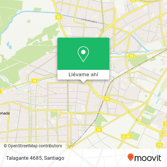 Mapa de Talagante 4685