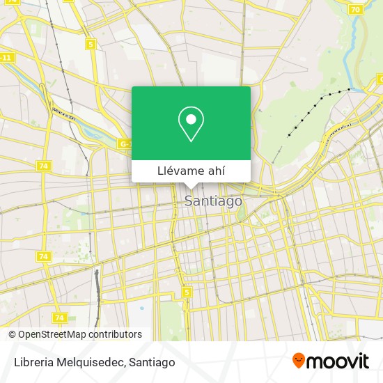 Mapa de Libreria Melquisedec