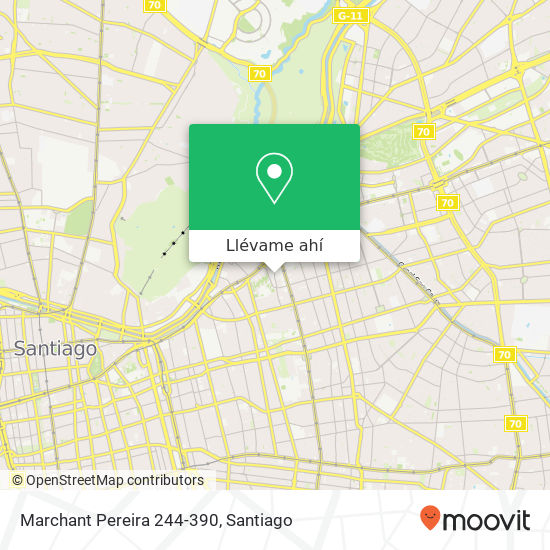 Mapa de Marchant Pereira 244-390