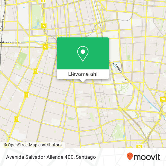 Mapa de Avenida Salvador Allende 400