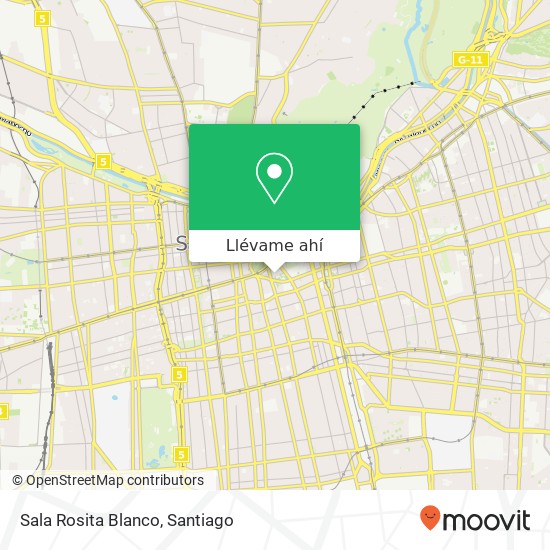 Mapa de Sala Rosita Blanco