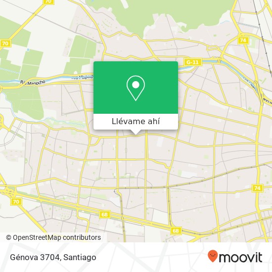 Mapa de Génova 3704