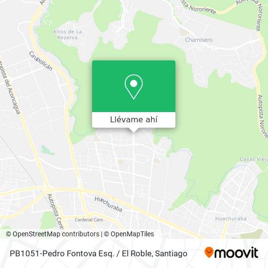 Mapa de PB1051-Pedro Fontova Esq. / El Roble