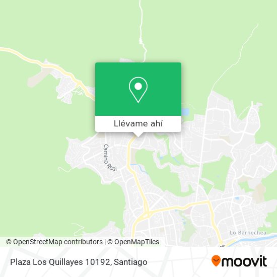 Mapa de Plaza Los Quillayes 10192
