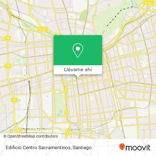 Mapa de Edificio Centro Sacramentinos