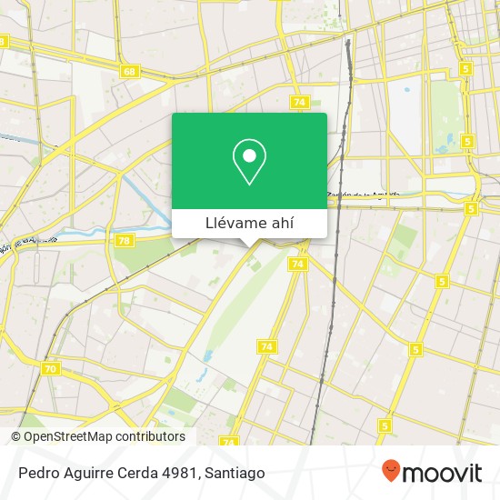 Mapa de Pedro Aguirre Cerda 4981