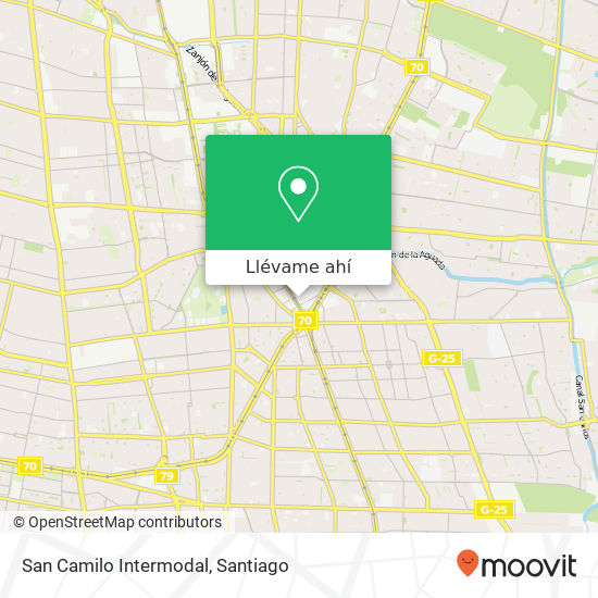 Mapa de San Camilo Intermodal