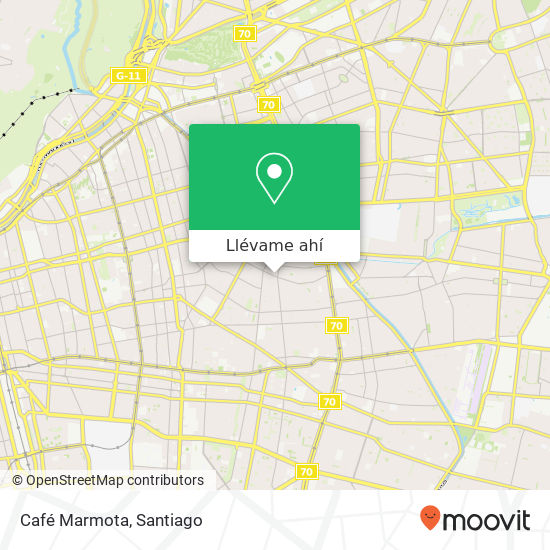 Mapa de Café Marmota