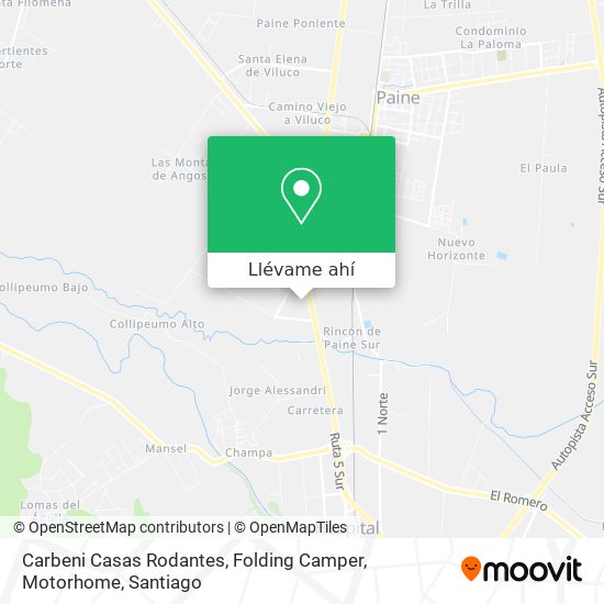 Mapa de Carbeni Casas Rodantes, Folding Camper, Motorhome