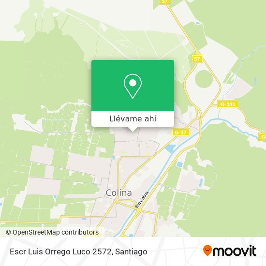 Mapa de Escr Luis Orrego Luco 2572