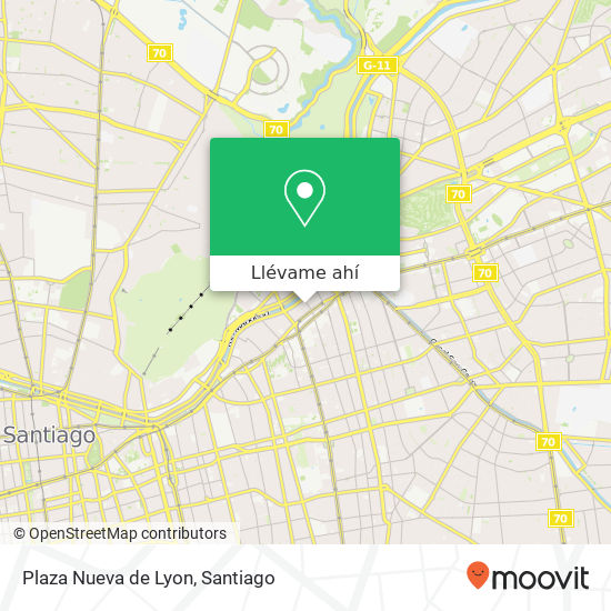 Mapa de Plaza Nueva de Lyon