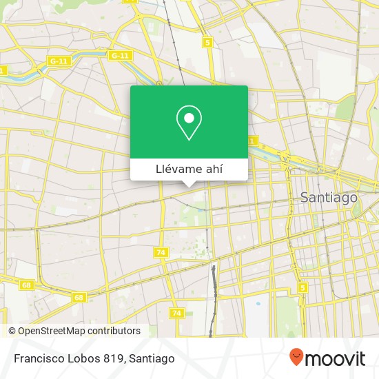 Mapa de Francisco Lobos 819