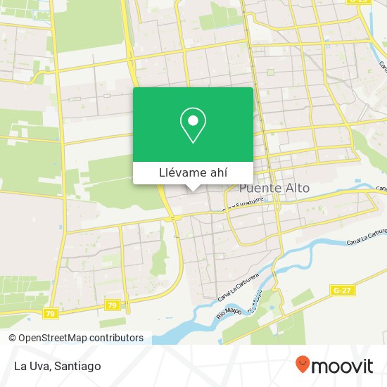 Mapa de La Uva