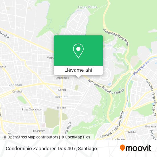 Mapa de Condominio Zapadores Dos 407