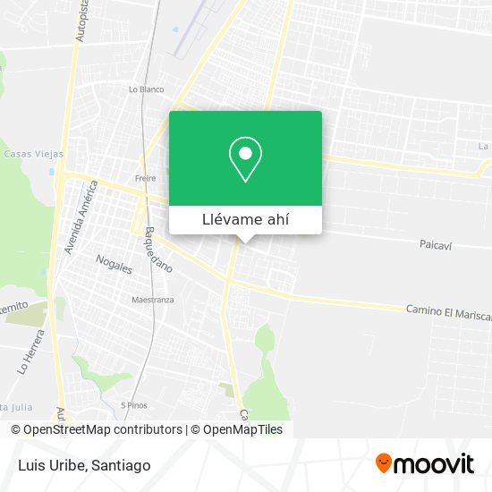 Mapa de Luis Uribe