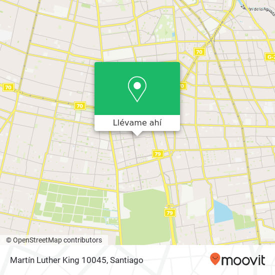 Mapa de Martín Luther King 10045