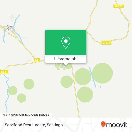 Mapa de Servifood Restaurante