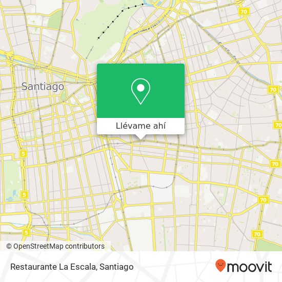 Mapa de Restaurante La Escala