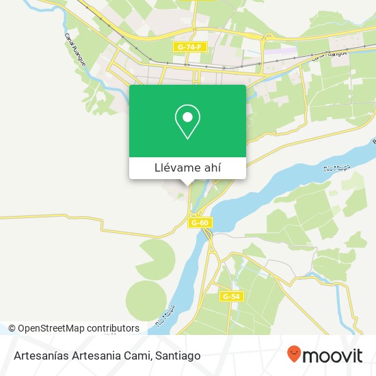 Mapa de Artesanías Artesania Cami, Camino Rapel 9580000 Melipilla, Melipilla, Región Metropolitana de Santiago