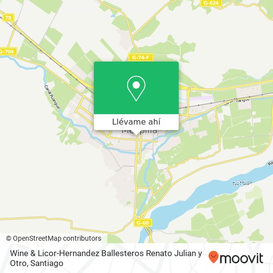 Mapa de Wine & Licor-Hernandez Ballesteros Renato Julian y Otro
