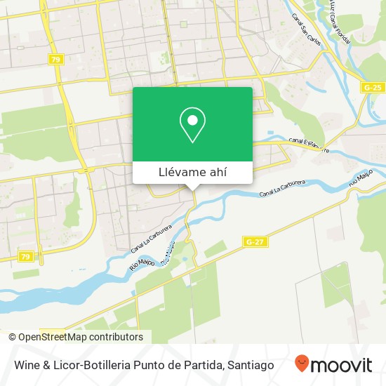 Mapa de Wine & Licor-Botilleria Punto de Partida