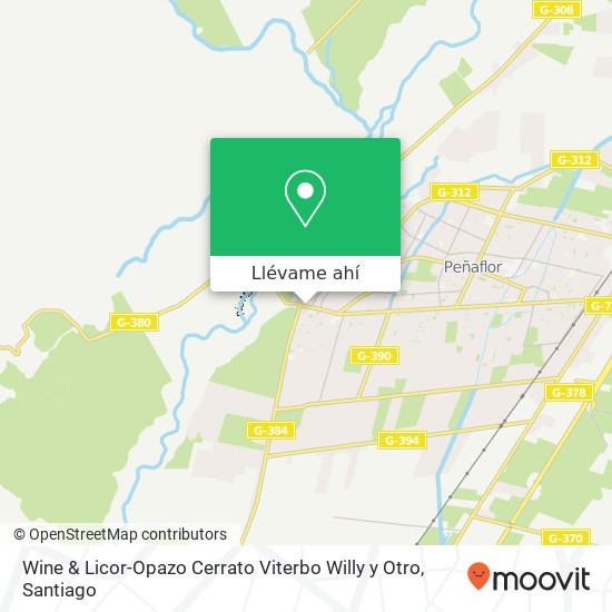 Mapa de Wine & Licor-Opazo Cerrato Viterbo Willy y Otro