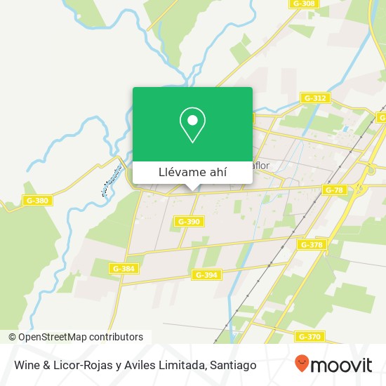 Mapa de Wine & Licor-Rojas y Aviles Limitada