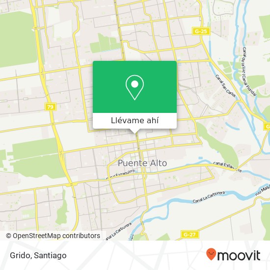 Mapa de Grido, 8150000 Puente Alto, Puente Alto, Región Metropolitana de Santiago