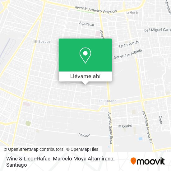 Mapa de Wine & Licor-Rafael Marcelo Moya Altamirano