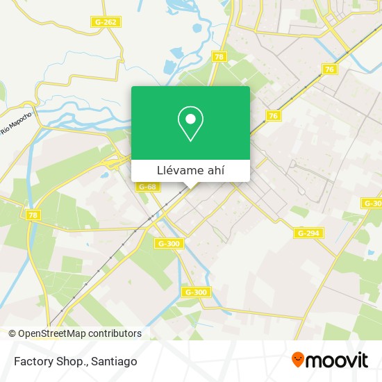 Mapa de Factory Shop.