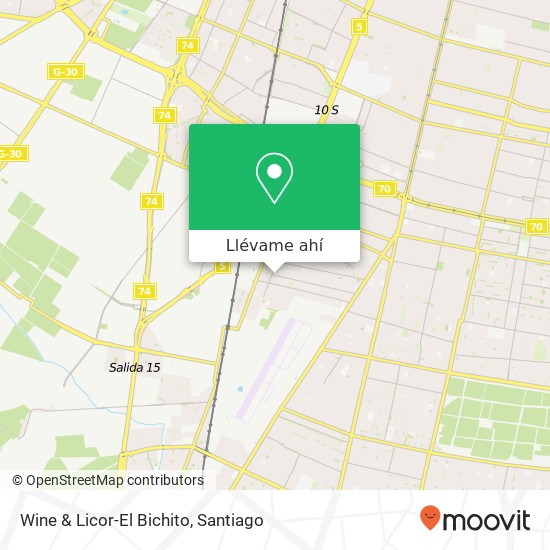 Mapa de Wine & Licor-El Bichito