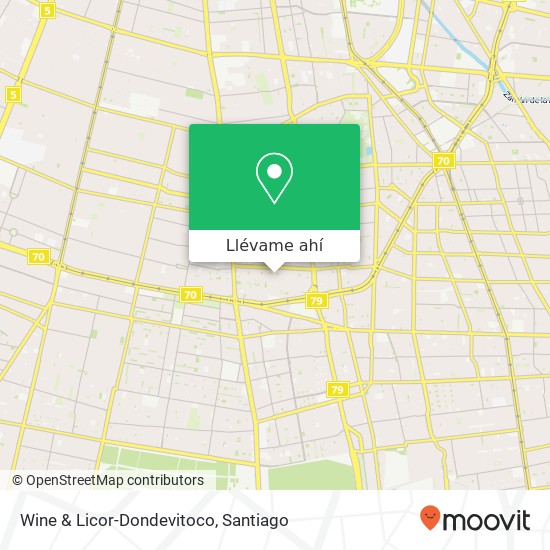 Mapa de Wine & Licor-Dondevitoco