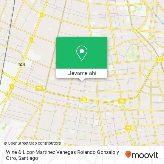 Mapa de Wine & Licor-Martinez Venegas Rolando Gonzalo y Otro