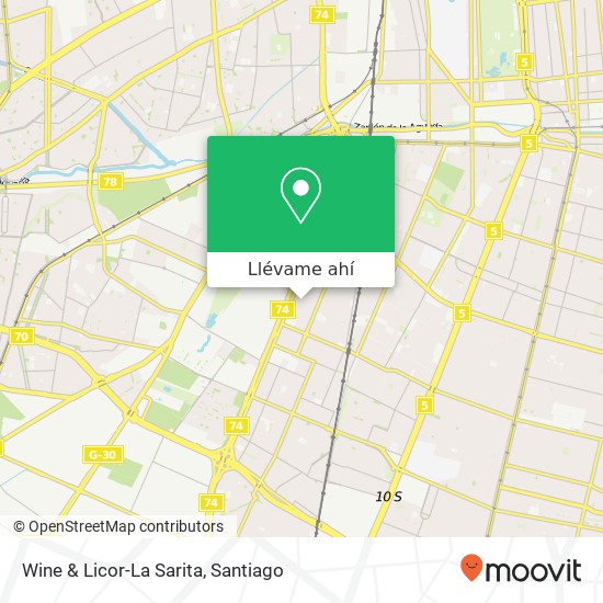 Mapa de Wine & Licor-La Sarita